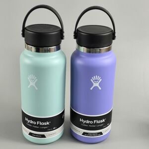 Hydro  Flask 32 oz Wide Mouth Bottle Bundle